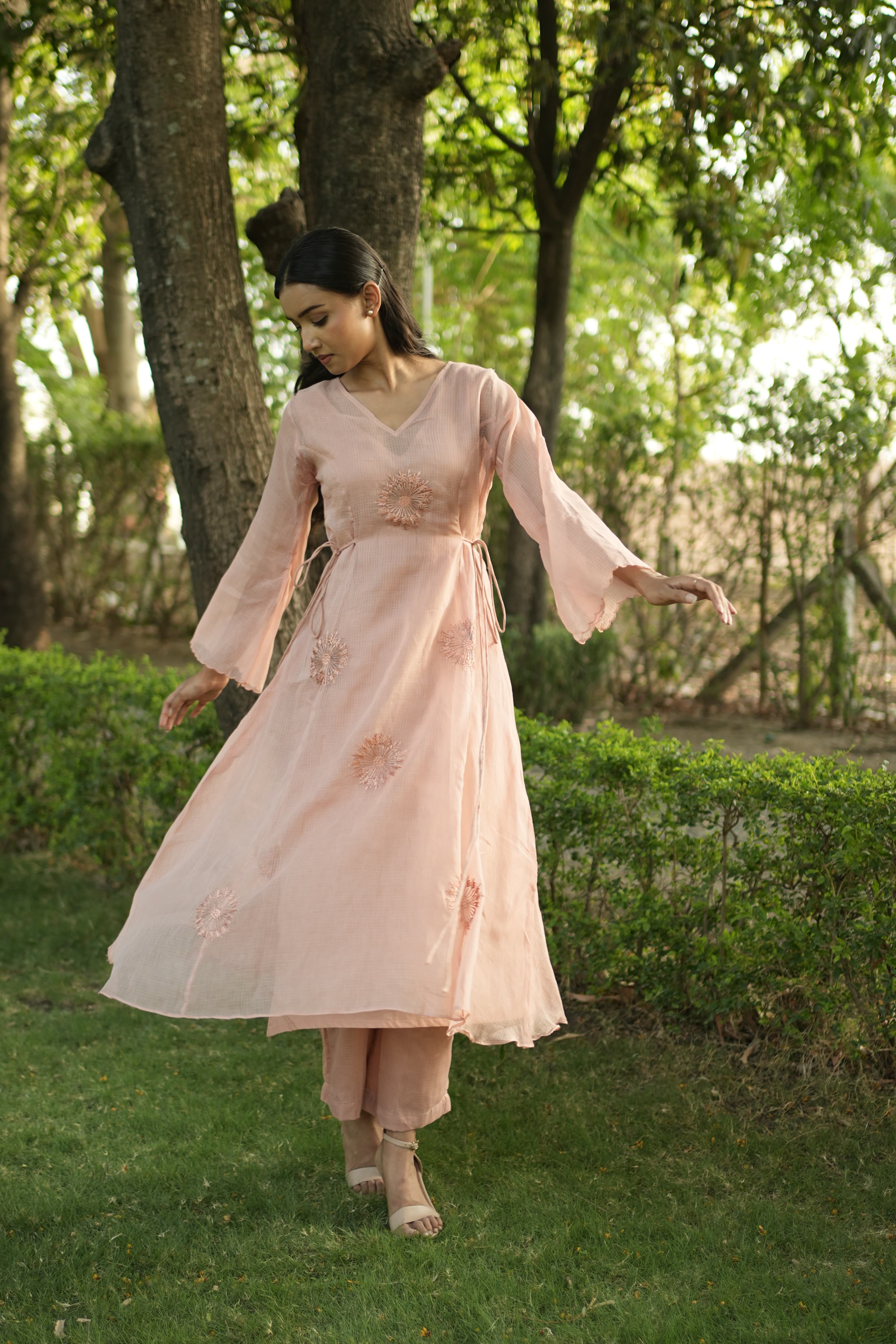 Leaf and Loom lookbook photograph shaped by colour, craft and nature.