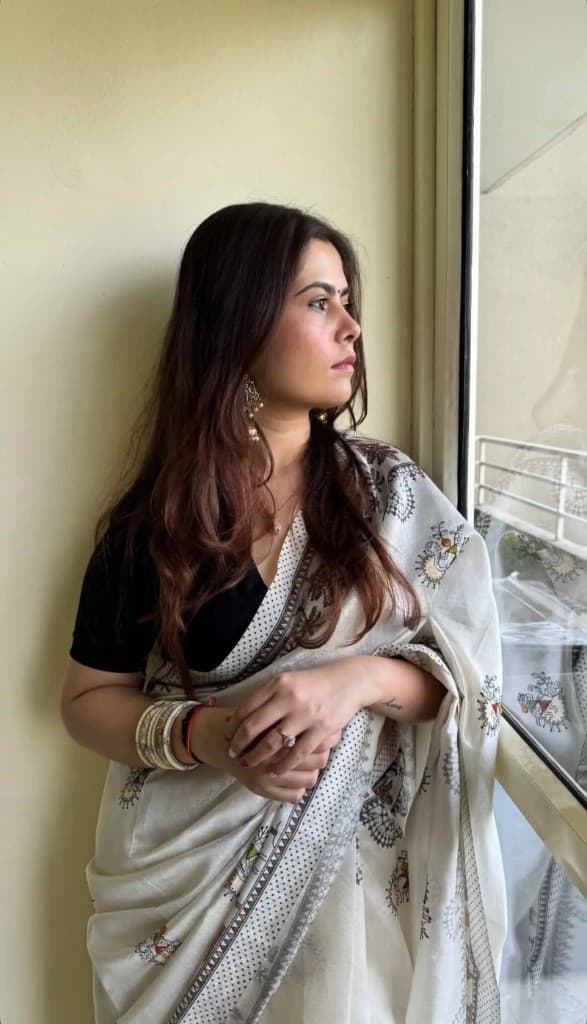 Meadow Folk Saree view 5